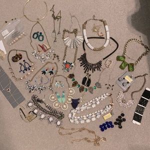 Lot of 19 Necklaces and 14 Earrings Various Brands